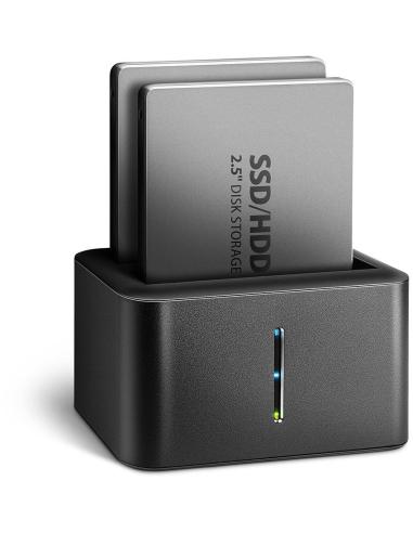 Stacja dokująca MINI AXAGON ADSA-D25 USB 3.2 Gen 1 - 2x SATA 6G 2.5" SSD/HDD CLONE