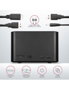 Stacja dokująca MINI AXAGON ADSA-D25 USB 3.2 Gen 1 - 2x SATA 6G 2.5" SSD/HDD CLONE 2