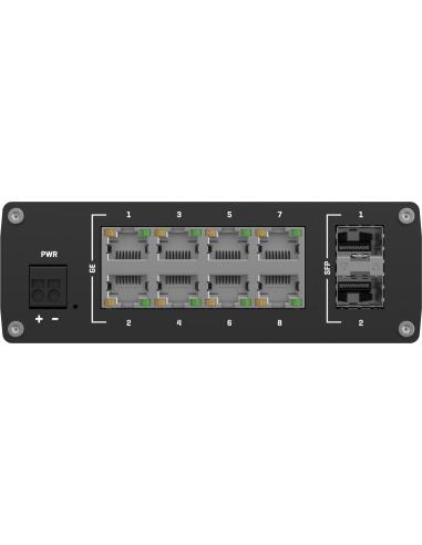 Teltonika TSW210 switch przemysłowy 8xGE 2xSFP PoE+ (TSW210000040) DIN
