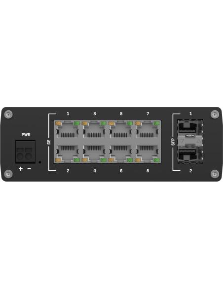 Teltonika TSW210 switch przemysłowy 8xGE 2xSFP PoE+ (TSW210000040) DIN