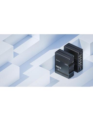 Teltonika TSW210 switch przemysłowy 8xGE 2xSFP PoE+ (TSW210000040) DIN