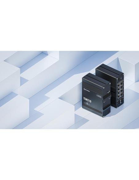 Teltonika TSW210 switch przemysłowy 8xGE 2xSFP PoE+ (TSW210000040) DIN