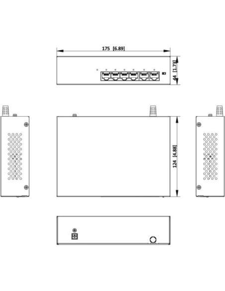 Switch Hikvision DS-XS06-P