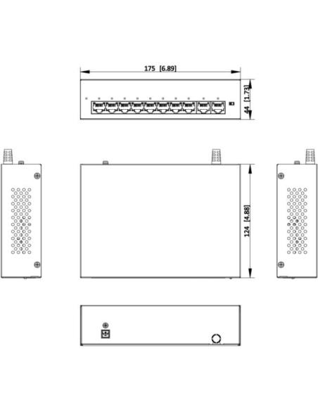 Switch Hikvision DS-XS10-P