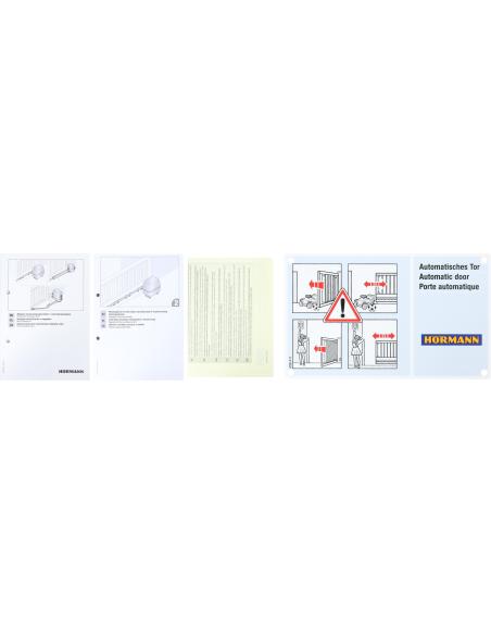 Zestaw Hormann Rotamatic PL2 868MHz BiSecure do 8m bram dwuskrzydłowych