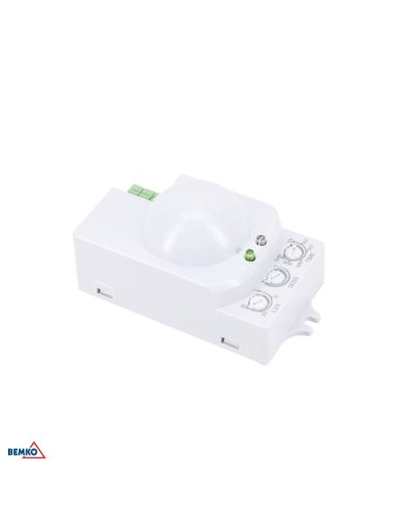 Czujnik Mikrofalowy 1200W 360* IP20 prostokątny biały