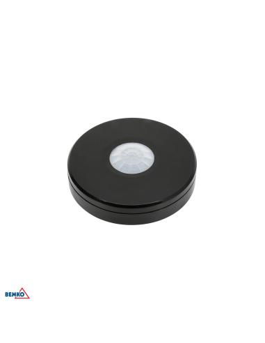 Czujnik ruchu PIR 1000W 360° IP65 czarny
