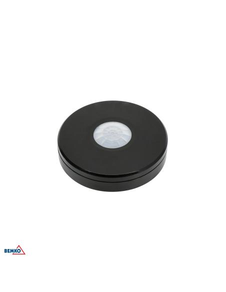 Czujnik ruchu PIR 1000W 360° IP65 czarny