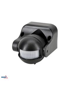 Czujnik ruchu PIR 1200W 180* czarny