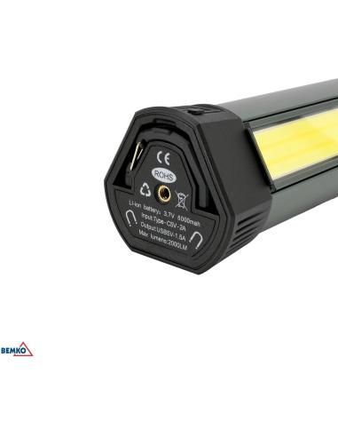 Latarka Wielofunkcyjna LED BEMKO 6000mAh IP42