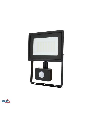 Naświetlacz LED SMD KASTEL 30W 4000K 2520LM IP65 czarny cz. pir