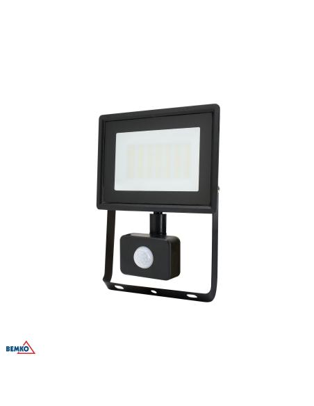 Naświetlacz LED SMD KASTEL 30W 4000K 2520LM IP65 czarny cz. pir