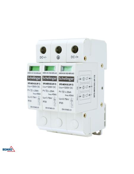 Ogranicznik przepięć 3P DC 1200V KLASY T2 SCHELINGER