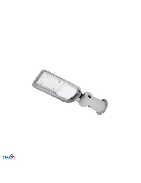 Oprawa uliczna LED BEMKO JAZMIN 30W 4000K 4050LM IP65 JASNOSZARA