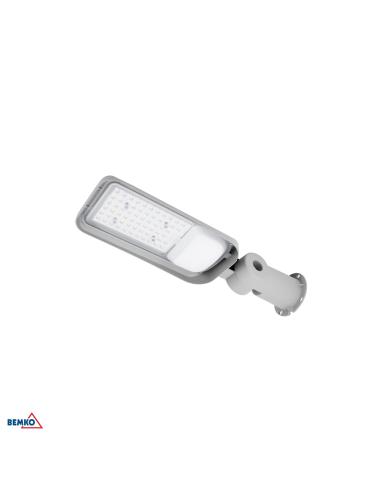 Oprawa uliczna LED BEMKO JAZMIN 50W 4000K 6750LM IP65 JASNOSZARA