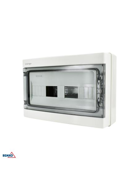 Rozdzielnica natynkowa hermetyczna IP65 ZACISKI 18N+18PE 1x18P