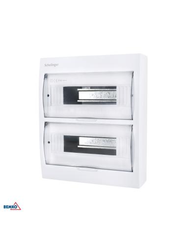 Rozdzielnica natynkowa IP40 ZACISKI 24N+24PE 2x12P
