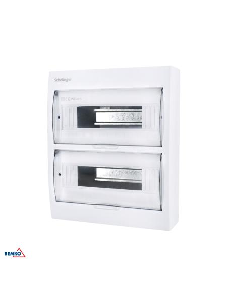 Rozdzielnica natynkowa IP40 ZACISKI 24N+24PE 2x12P