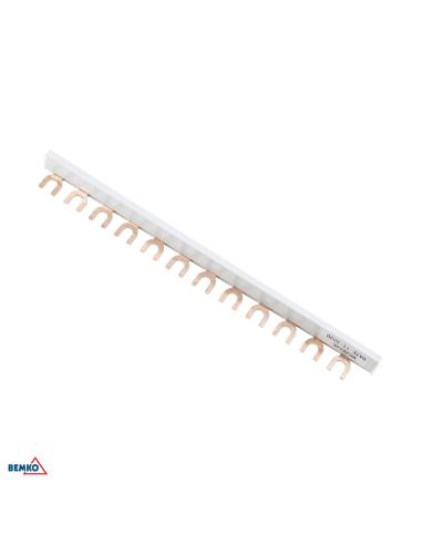 Szyna łączeniowa 1F TYP-U 10MM2 12 modułów