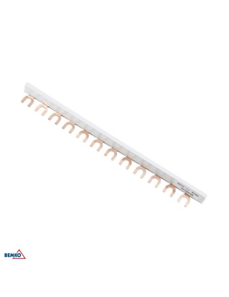 Szyna łączeniowa 1F TYP-U 10MM2 12 modułów
