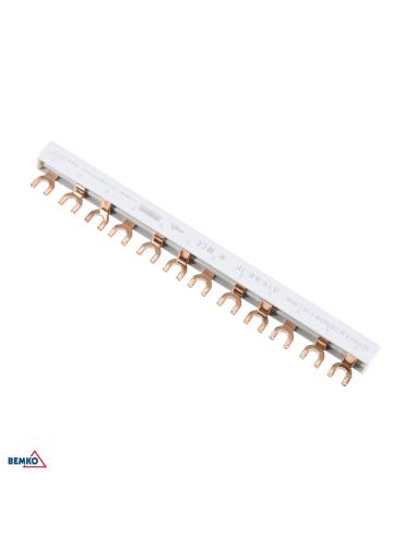 Szyna łączeniowa 3F TYP-U 10MM2 12 modułów