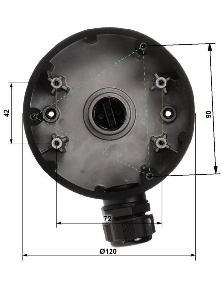 UCHWYT KAMERY STG-1280ZJ-DM46(BLACK)