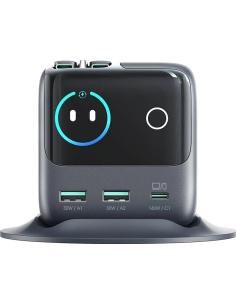 Ładowarka biurkowa Joyroom Podix Jr-TRD01 GaN 140 W 1x USB-C 2x USB-A + zwijane kable 2x USB-C 2