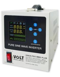 Przetwornica VOLT POLSKA SINUSPRO 850E PLUS 2/230V (500/850W) [AGM, GEL, LiFePO4]