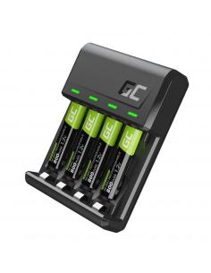 ŁADOWARKA Green Cell VITALCHARGE + ZESTAW AKUMULATORKÓW 4x AAA R03 800 mAh GRSETGC02