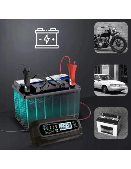 Prostownik Ładowarka Akumulatorów Samochodowy z Funkcją Naprawy 12V 24V 10A Zenwire JMD-10
