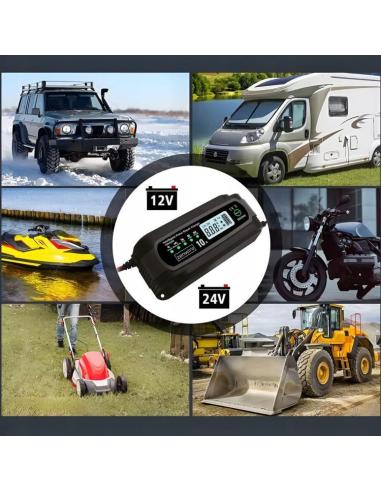Prostownik Ładowarka Akumulatorów Samochodowy z Funkcją Naprawy 12V 24V 10A Zenwire JMD-10
