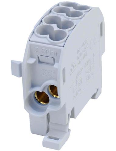 Blok rozdzielczy odgałęźny SCB 25 Al/Cu 80110 SIMBLOCK, szary 81501002