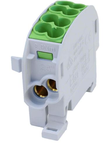 Blok rozdzielczy odgałęźny SCB 25 Al/Cu 80110 SIMBLOCK, zielony 81501005