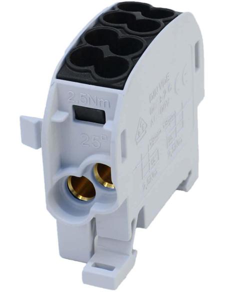 Blok rozdzielczy odgałęźny SCB 25 Al/Cu 80110 SIMBLOCK, czarny 81501007