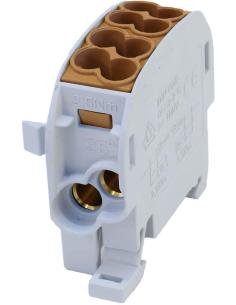 Blok rozdzielczy odgałęźny SCB 25 Al/Cu 80110 SIMBLOCK, brązowy 81501015