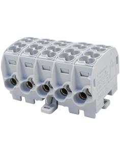 Blok rozdzielczy - odgałęźny Al/Cu 80150 SIMBLOCK szary SCB 25-5X 81500002
