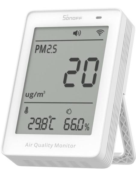 Miernik jakości powietrza WiFi LCD Sonoff AirGuard PM2.5 SAWF-07P