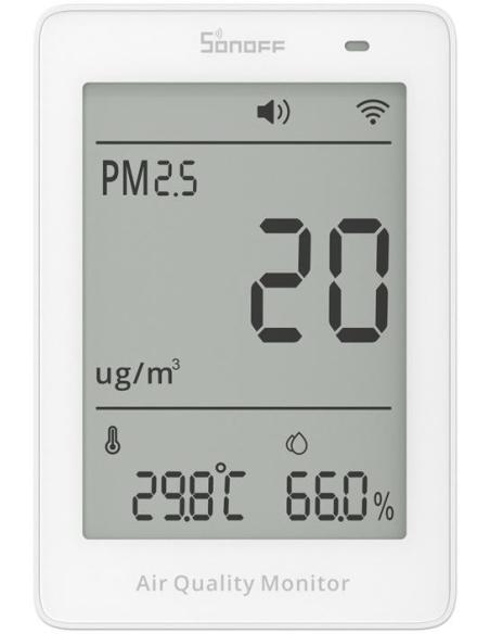 Miernik jakości powietrza WiFi LCD Sonoff AirGuard PM2.5 SAWF-07P