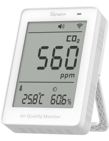 Miernik jakości powietrza WiFi LCD Sonoff AirGuard CO2 SAWF-08P