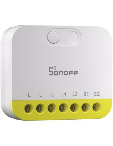 Dwukanałowy mini przełącznik bez N Sonoff MINI-ZB2GS-L ZigBee