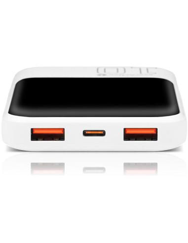 Powerbank everActive Energy Bank EB-10Q 10000 mAh 22,5 W 2x USB-A USB-C biały