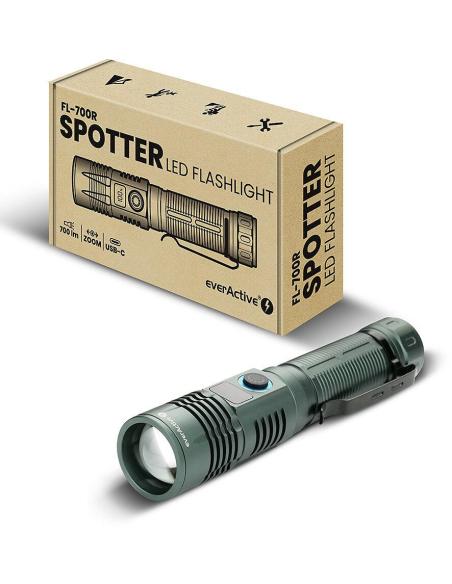 Latarka ręczna LED everActive FL-700R Spotter 700 lumenów IPX4