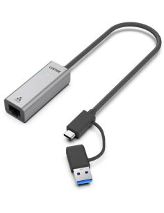 Unitek Hybrydowy adapter USB-C/USB-A do sieci