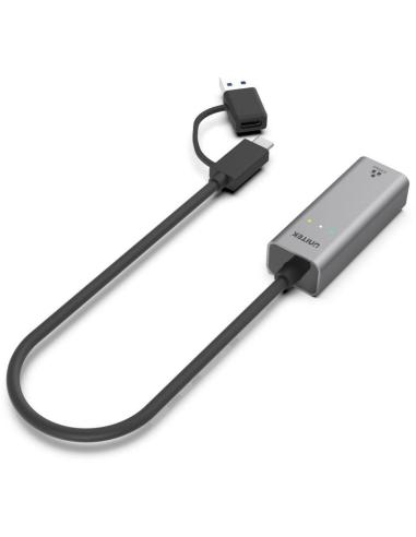 Unitek Hybrydowy adapter USB-C/USB-A do sieci
