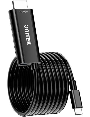 Unitek Kabel USB-C do HDMI 4K@60Hz z portem USB-C PD 100W