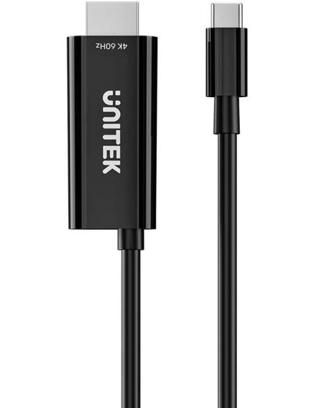 Unitek Kabel USB-C do HDMI 4K@60Hz z portem USB-C PD 100W