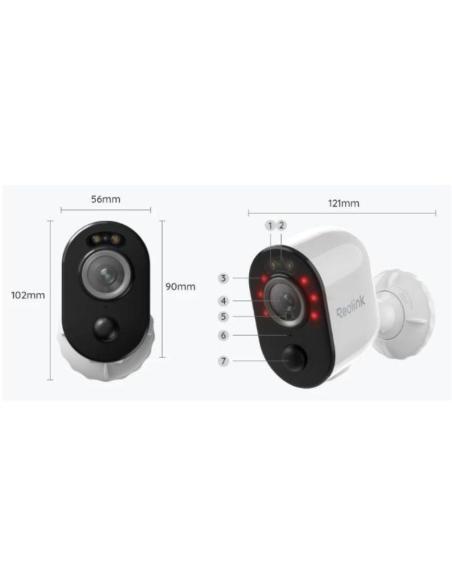 Kamera IP Reolink Argus Series B310 3MP Wi-Fi bateryjna