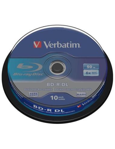 Płyty Blu-Ray Verbatim BD-R DL 50GB Cake (10szt.)