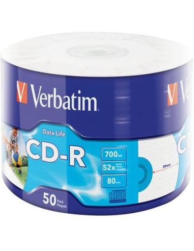 Płyty CD-R Verbatim Extra Protection Printable (50szt)