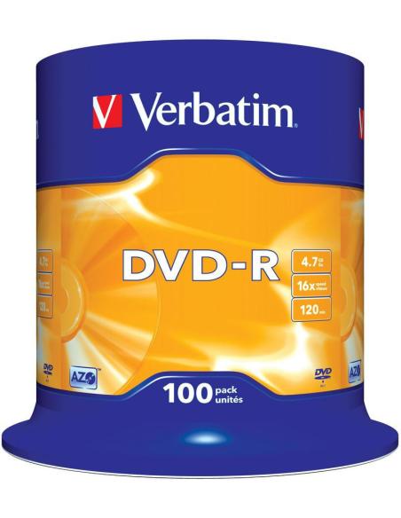 Płyty DVD-R Verbatim AZO (100szt)